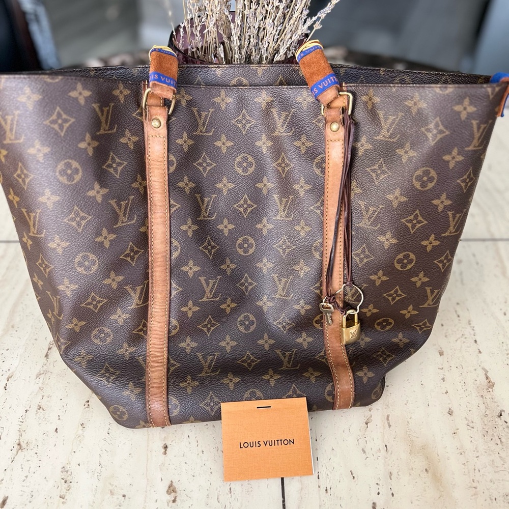 VINTAGE & REHABBED LOUIS VUITTON SHOPPER TOTE